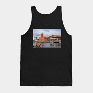 Mermaid Quay, Cardiff Bay, Wales Tank Top